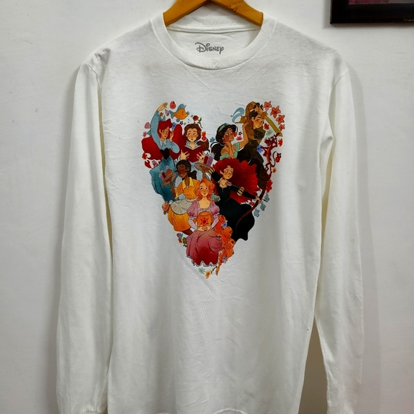 Disney Tops - Disney Princess I Heart Princesses Long-Sleeve Girls T-Shirt